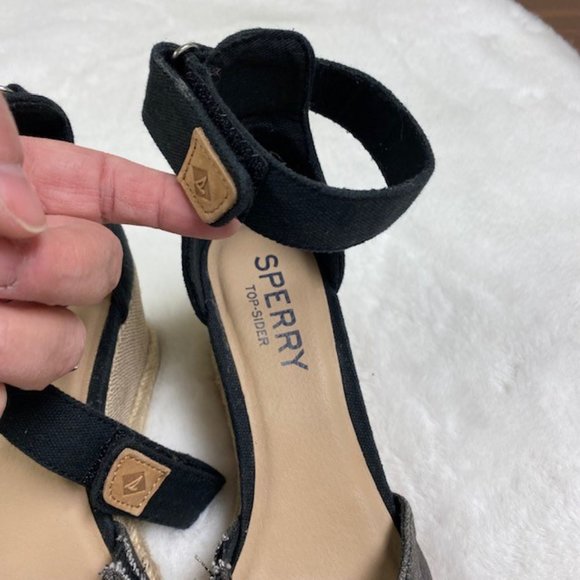 Sperry Top Sider Valencia Espadrille Wedges, size 5 - Picture 5 of 7